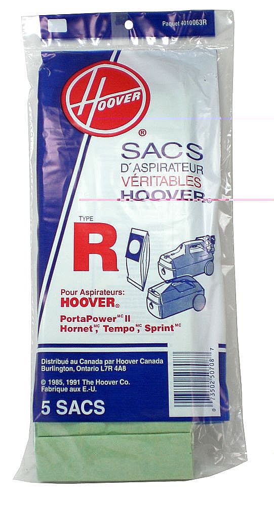 Hoover Vacuum Bag, Type R, 5-pack