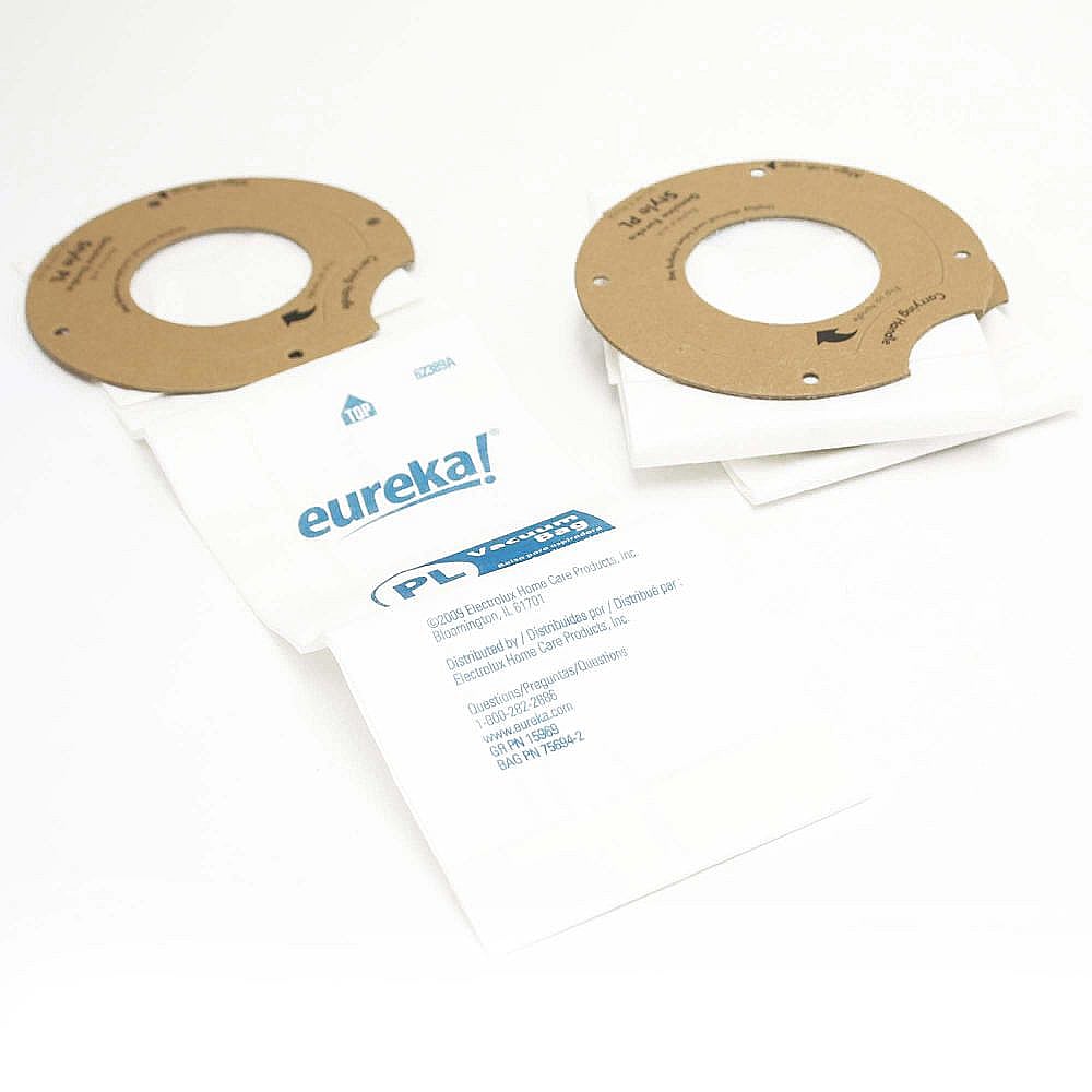 Eureka Vacuum Bag, Type PL, 3pack 62389A parts Sears PartsDirect