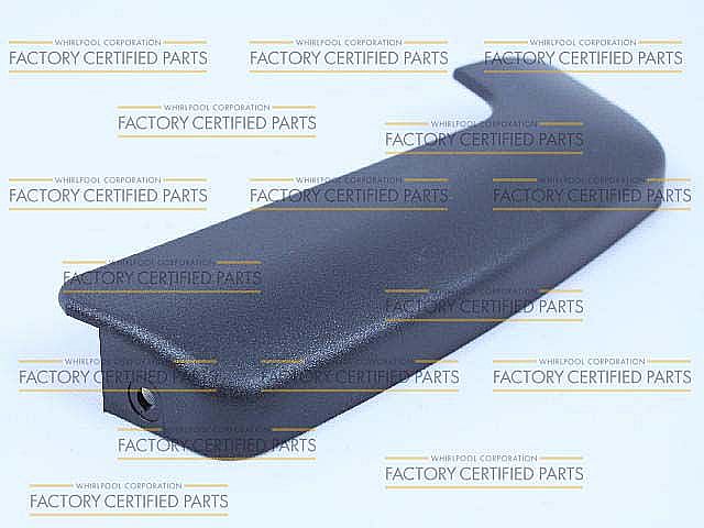 Part #wp315843B, Range Control Panel End Cap, Left / 7.62 x 2.62 x 0.62