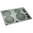 Cooktop Main Top (almond) for GE JP350AA2AA - Part WB61T10004