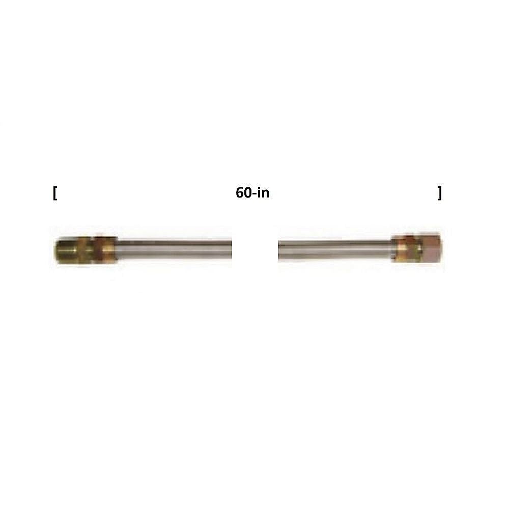 Part #300-4142-60, Range Gas Line Connector, 3/4-In Mip X 3/4-In Fip X 60-In