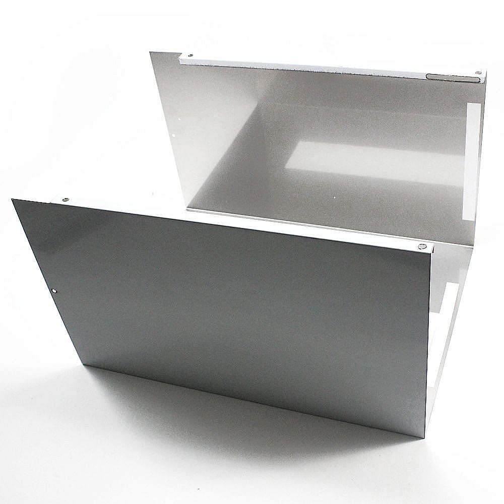 GE Part #sbe3341301, Ran Hood Flue Cover, Bottom