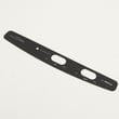 Range Hood Control Panel Overlay (black) for Broan QSE130SS - Part R627499