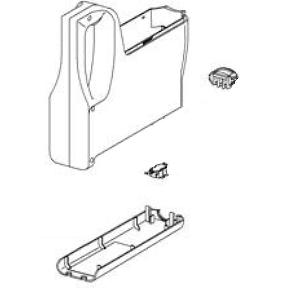 Part #08536331, Miele Wall Oven Water Reservoir Casing