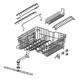 Miele Dishwasher Dishrack Assembly, Upper 10094940