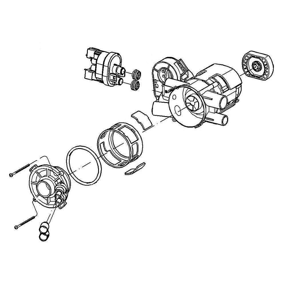 Part #10397316, Miele Dishwasher Circulation Pump