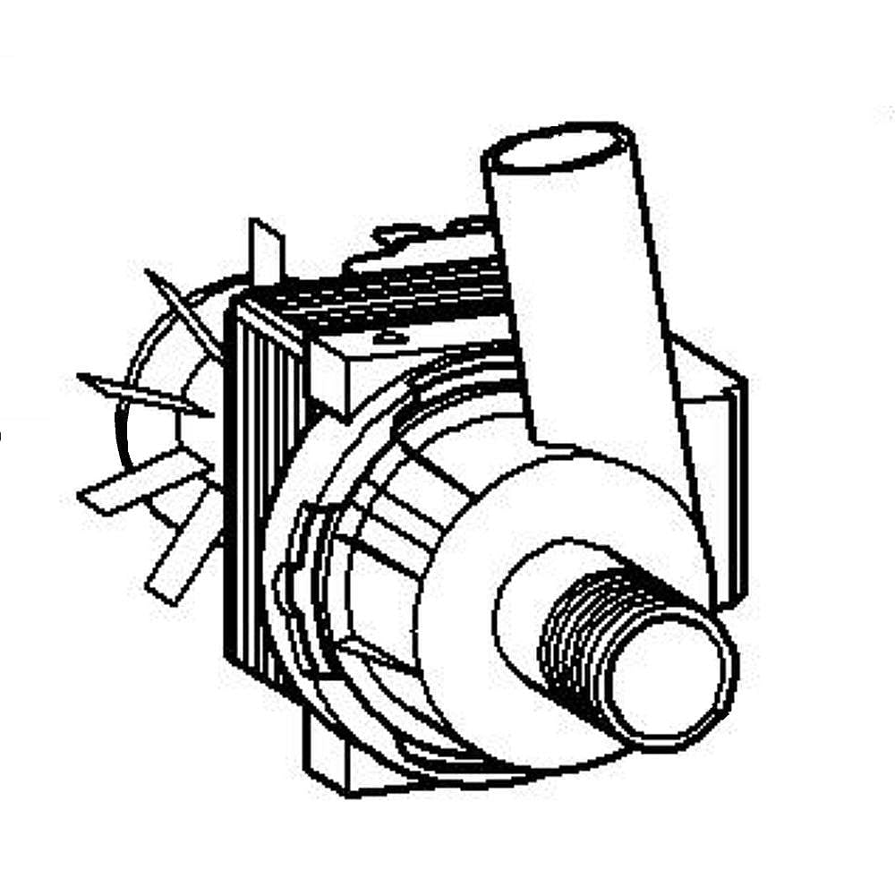 Part #1053992, Miele Washer Drain Pump