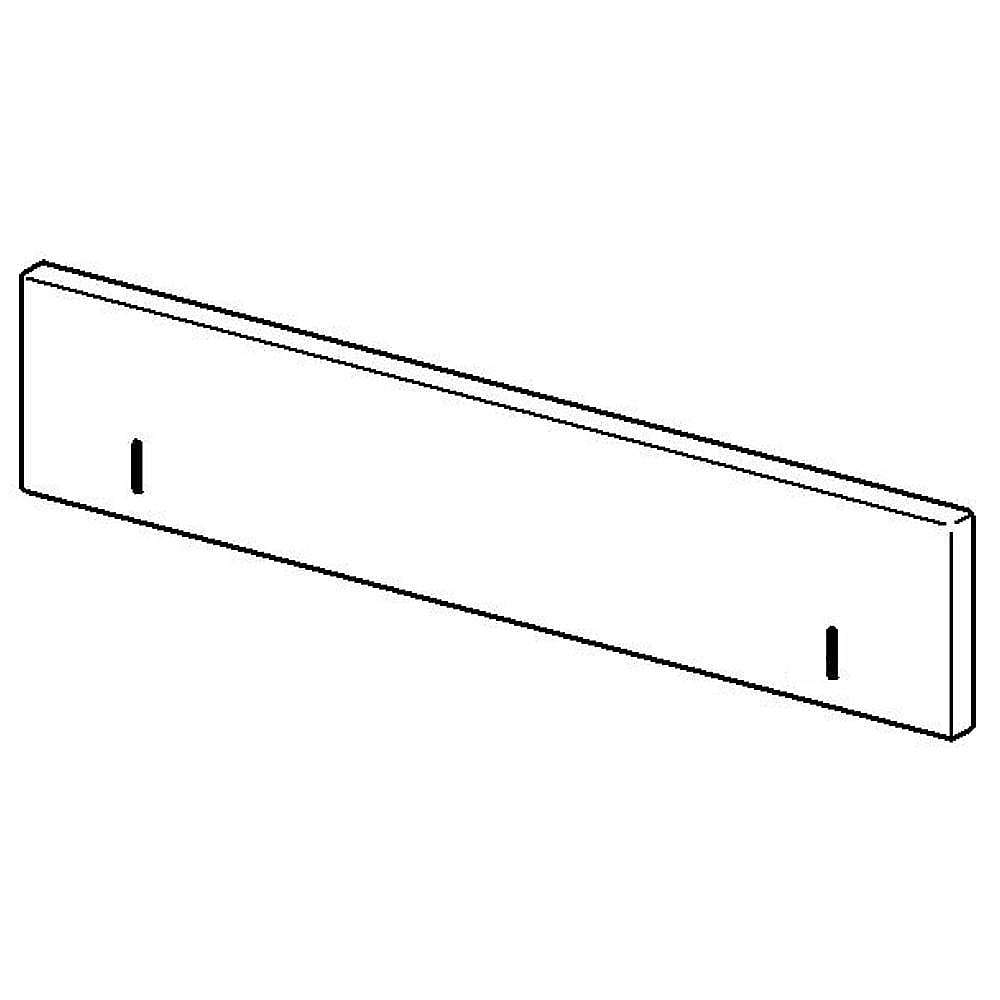 Part #11662550, Miele Dishwasher Toe Panel (Deep Black)