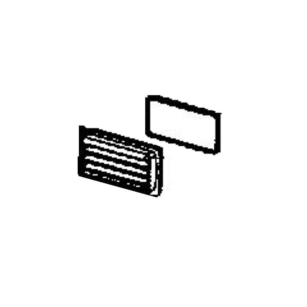 Part #4318110, Miele Dishwasher Vent Assembly (White)