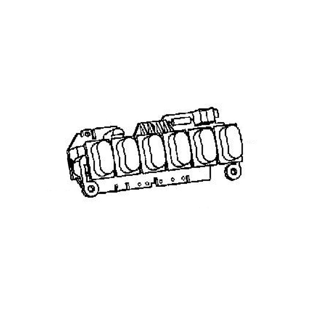 Part #4593320, Miele Washer Push-Button Selector Switch
