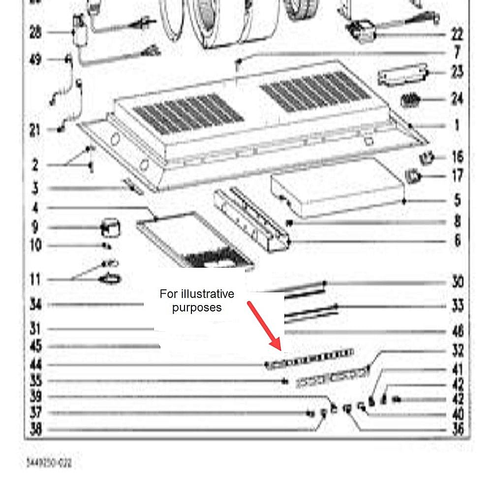 Miele Range Hood User Interface 5527082 parts | Sears PartsDirect