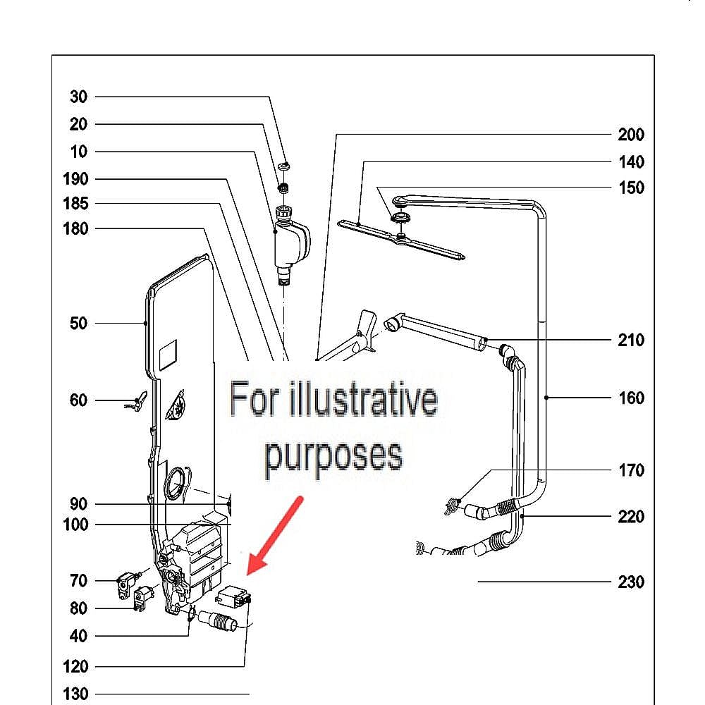 Part #5870220, Miele Laundry Appliance Relay