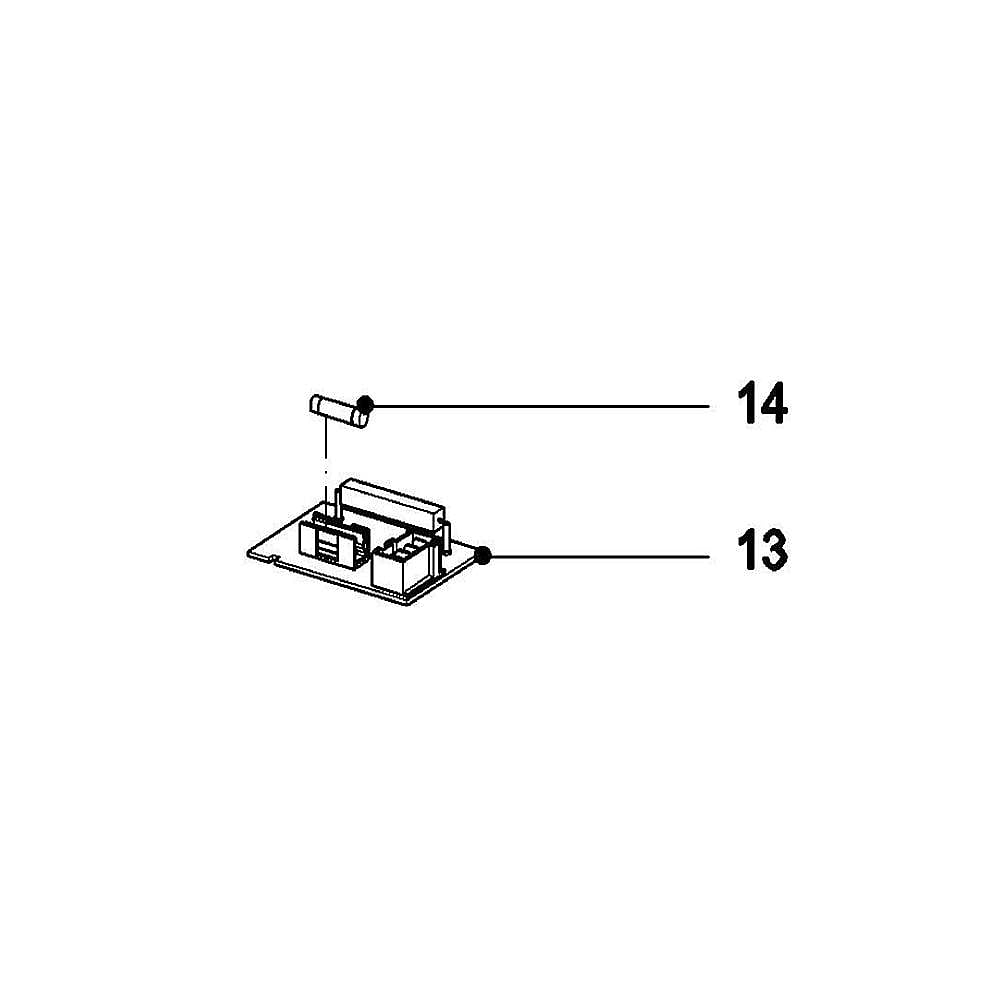 Part #6800140, Miele Microwave Electronic Control Board