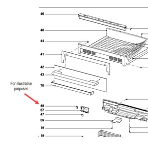 Miele Warming Drawer Wire Harness Connector 8238100