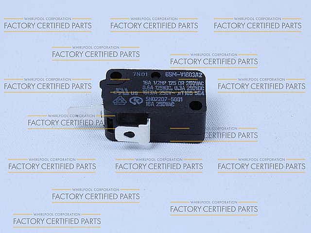 Part #wp56001036, Microwave Door Interlock Switch / 0.87 x 0.43 x 1.50