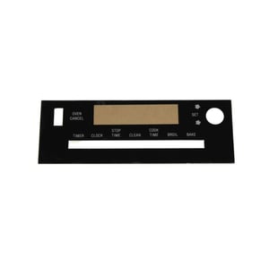Range Oven Control Faceplate WB12K5007