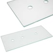 Glass Clock for Hotpoint RB754N4 - Part WB57K5114