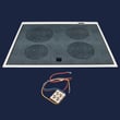 Glass Main Top (white) for Kenmore 9114672992 - Part WB57K5164