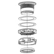 Garbage Disposal Sink Flange for GE GFC1020N - Part WC15X20161