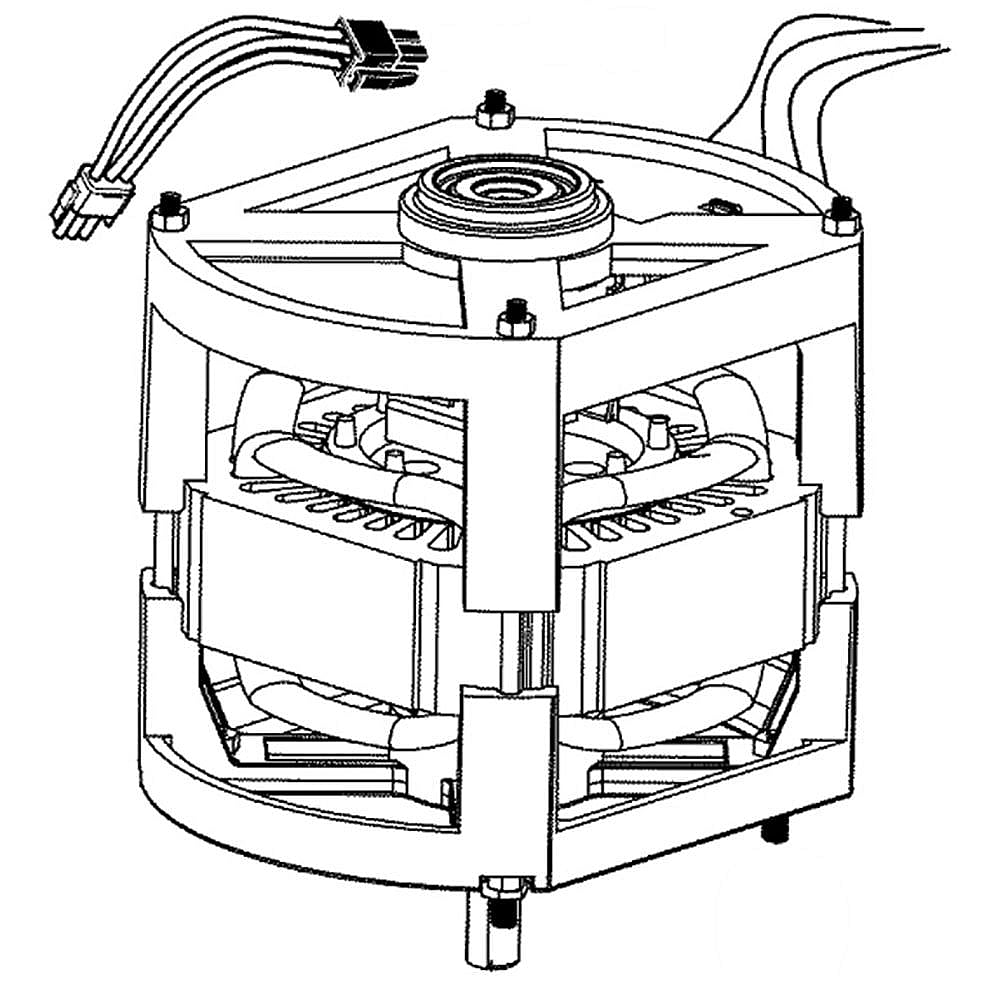 Part #wc19X20242, Trash Compactor Drive Motor