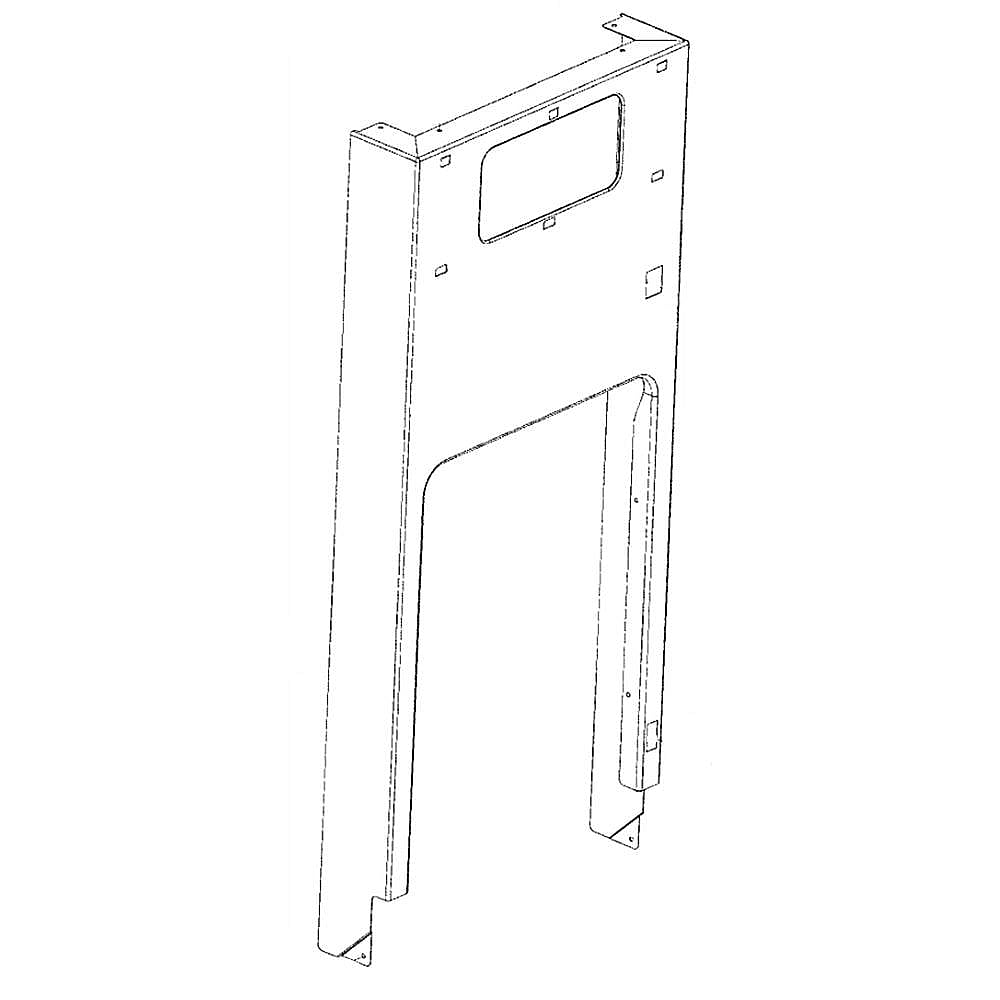Part #wc27X20237, Trash Compactor Front Frame Panel