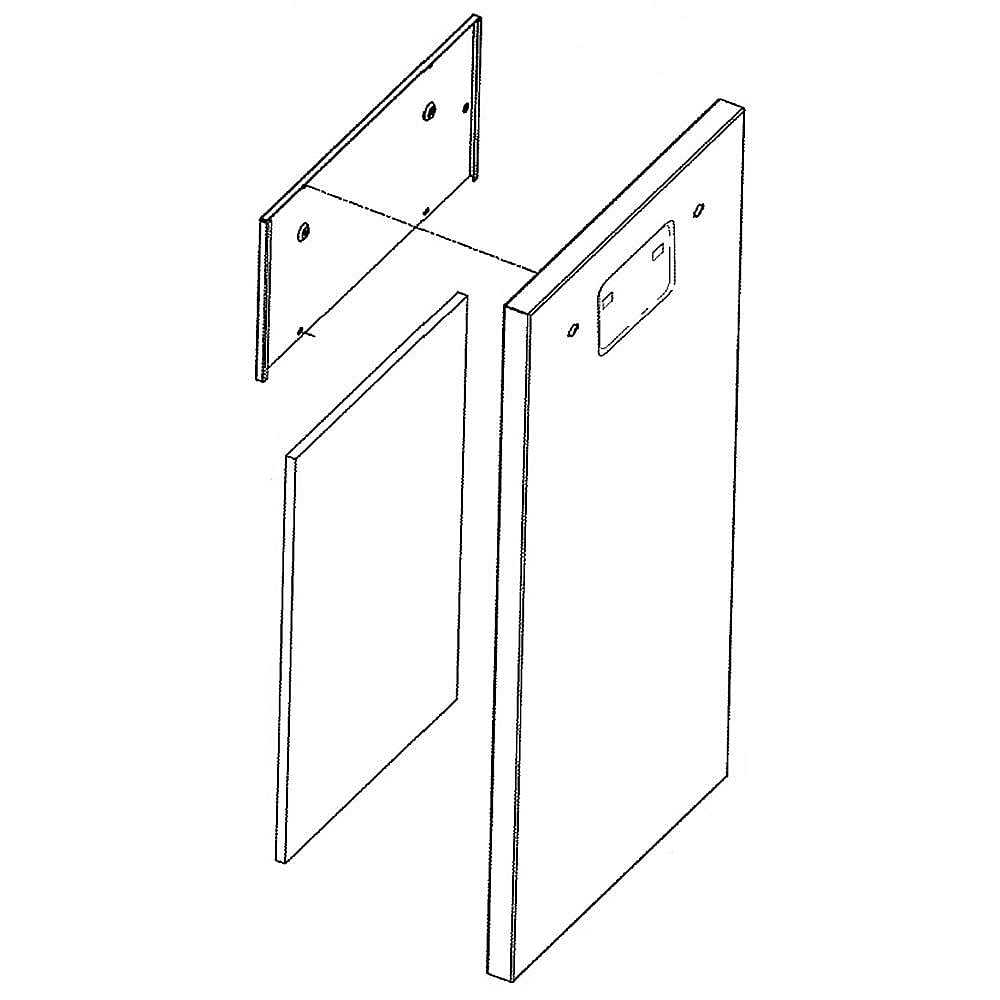 GE Part #wc27X20285, Door Panel