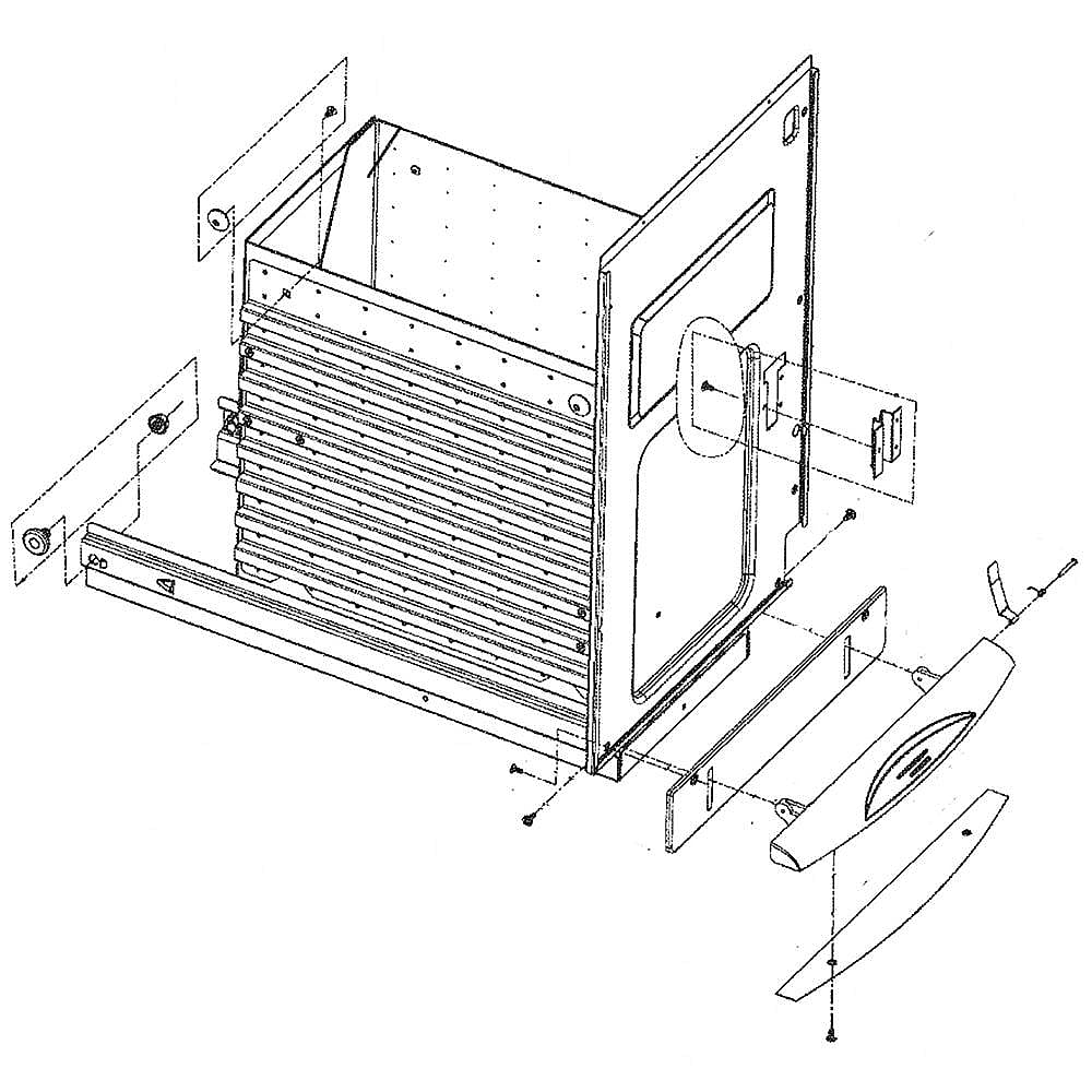 GE GCG1500L0WW trash compactor parts Sears PartsDirect
