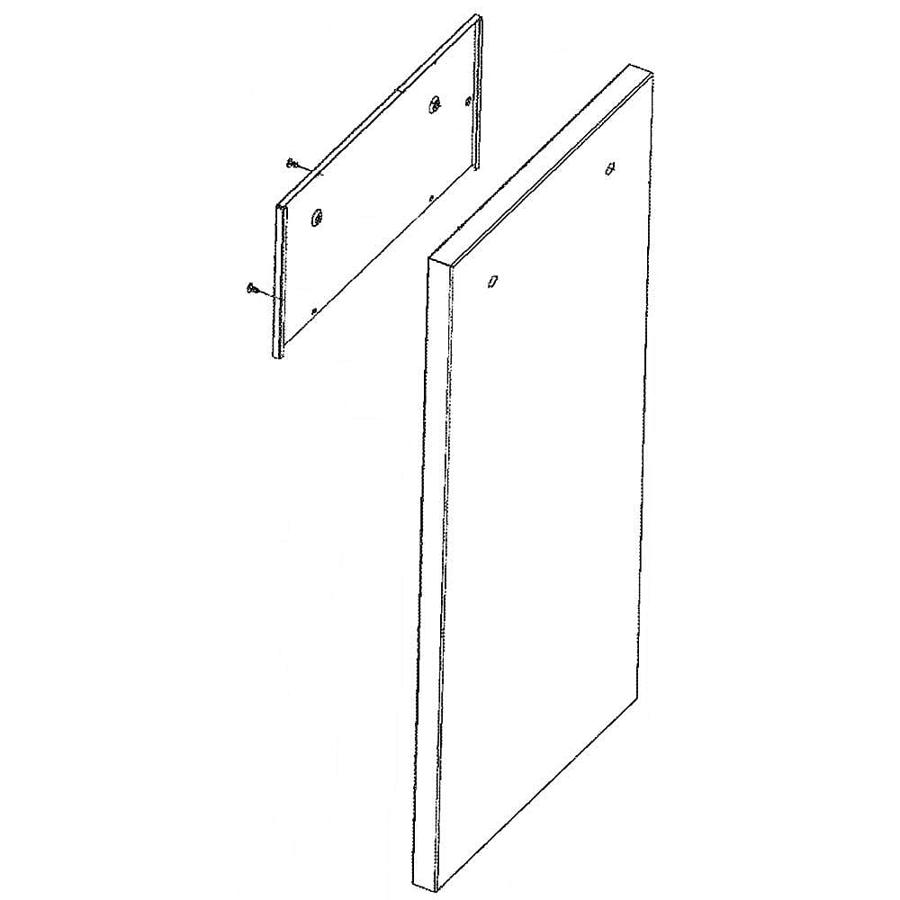 GE Part #wc36X10065, Door Assembly | 30.80 x 18.50 x 5.00