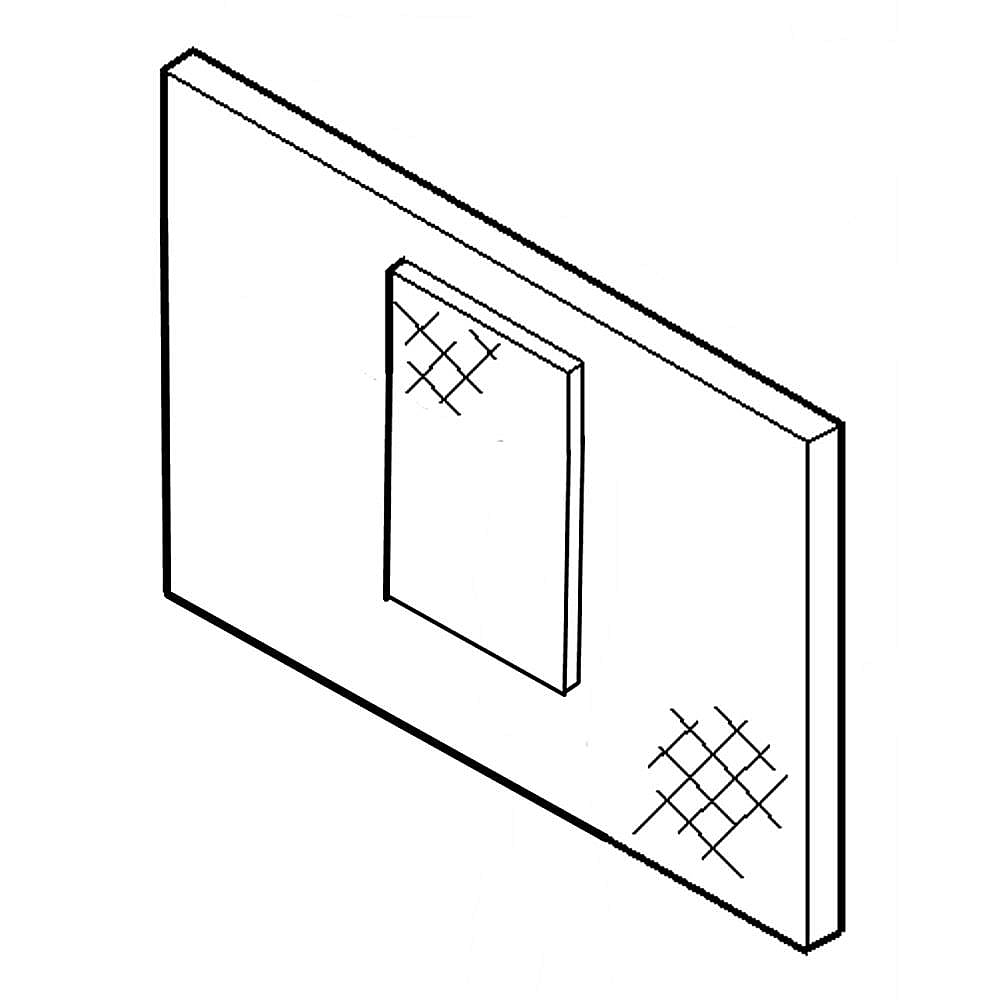 GE Part #wd01X10344, Block Foam D | 7.60 x 7.40 x 6.80