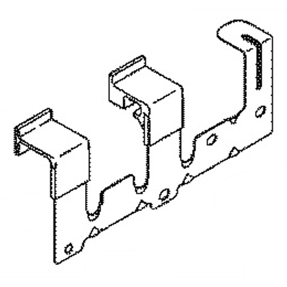 GE Part #wd01X10395, Rack Lever | 8.00 x 7.50 x 1.10
