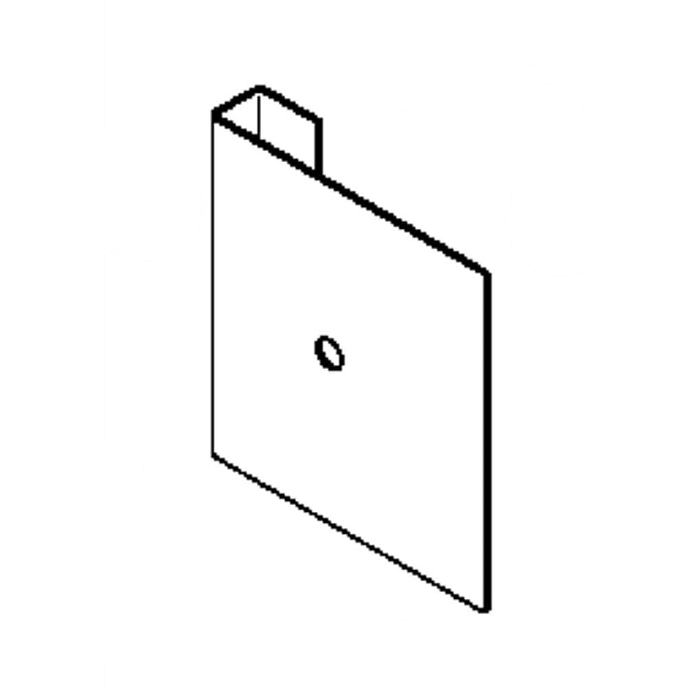 GE Part #wd01X10412, Handle Support | 6.00 x 6.00 x 0.60