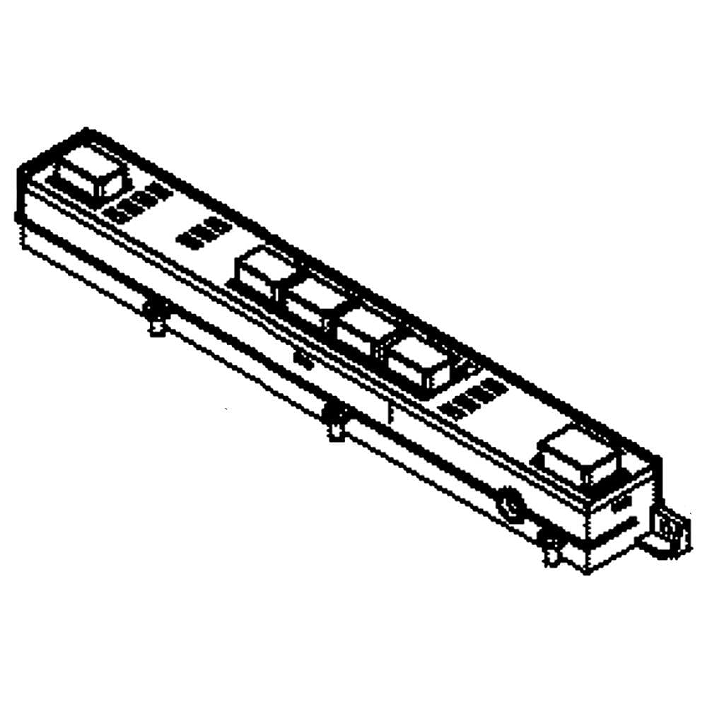 GE Part #wd01X10516, Dishwasher Button Assembly | 13.00 x 7.00 x 1.00