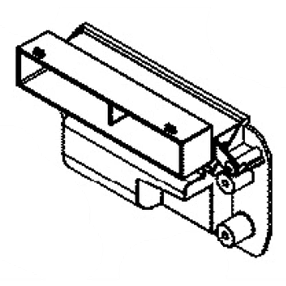 GE Part #wd01X10521, Bracket Vent | 7.60 x 4.20 x 2.50