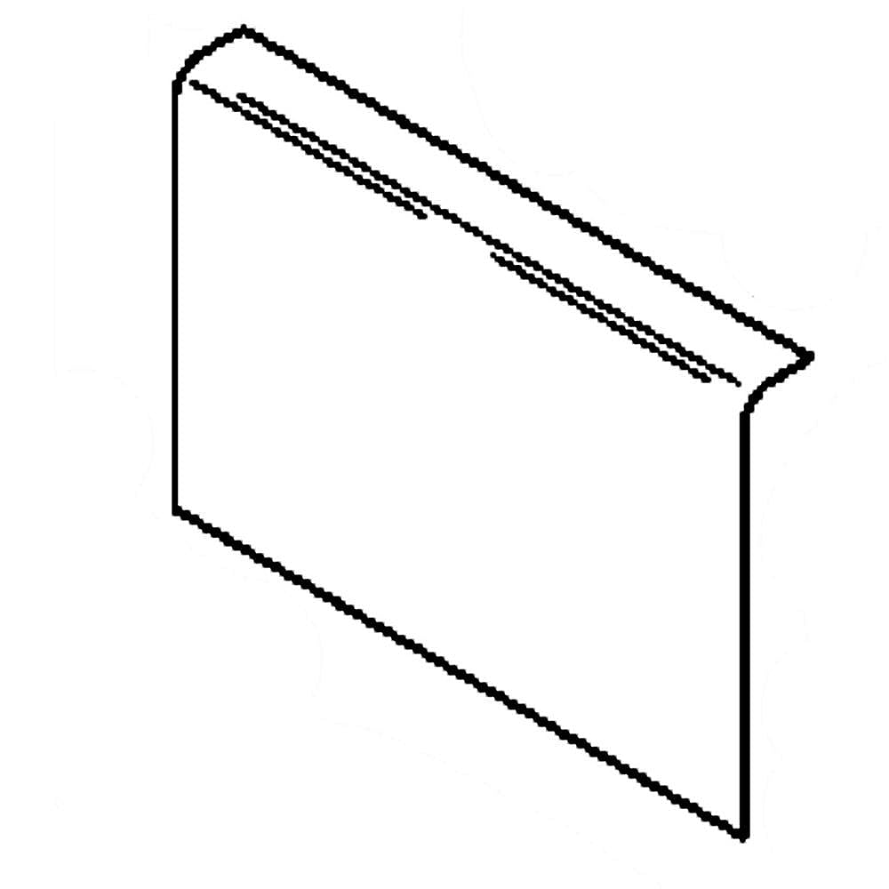 GE Part #wd01X10635, Control Shield | 14.00 x 9.50 x 0.10