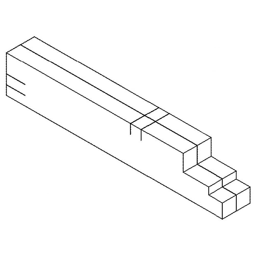 GE Part #wd01X23916, Bag Insulation Asm | 24.00 x 7.50 x 5.30