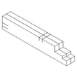 Dishwasher Access Panel Insulation for GE CDT706P2M4S1 - Part WD01X23983