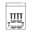 Door Hardware And Template Kit for GE GDT740SIF0II - Part WD02X32581