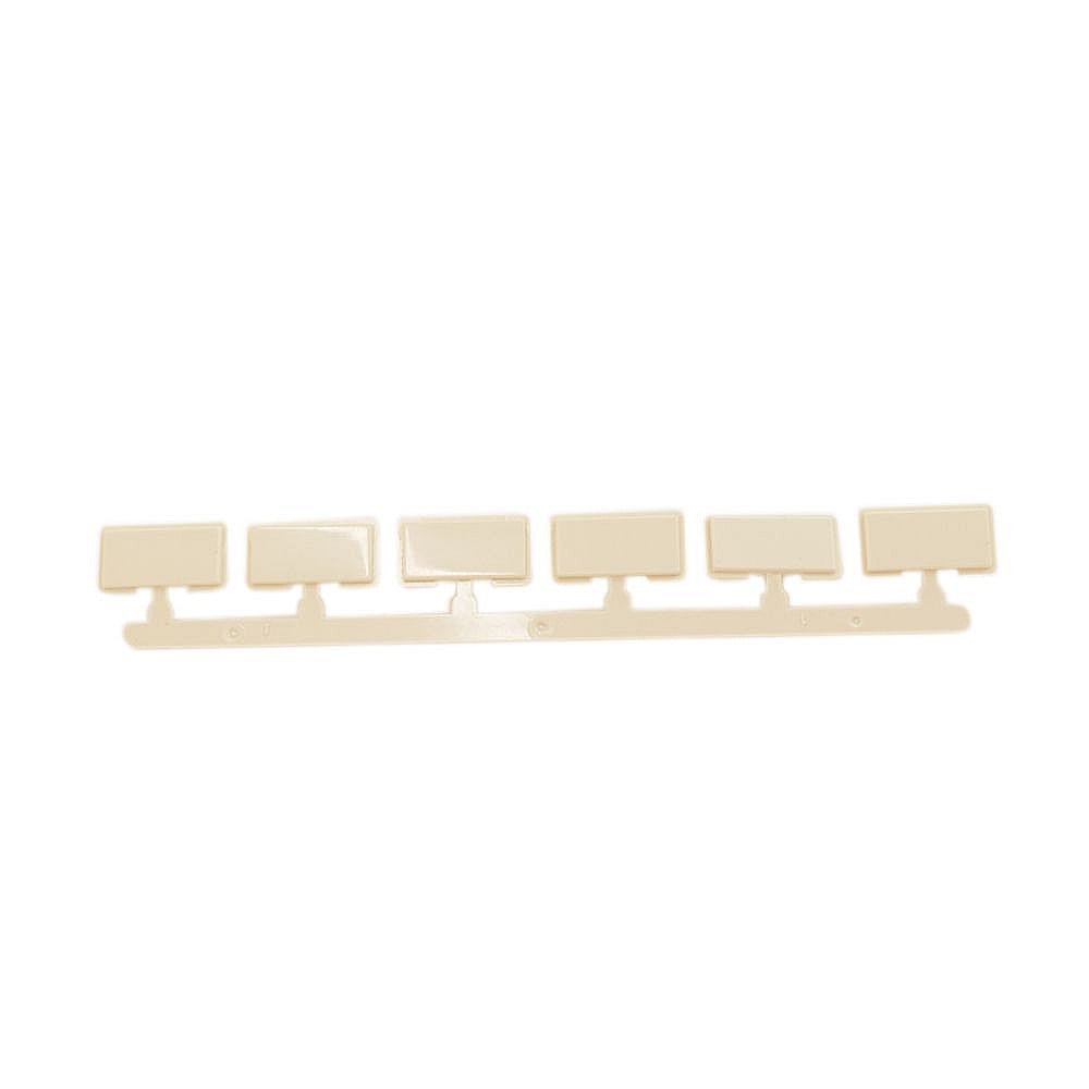 Part #wd09X10084, Dishwasher User Interface Control Button Assembly / 8.00 x 7.50 x 0.50