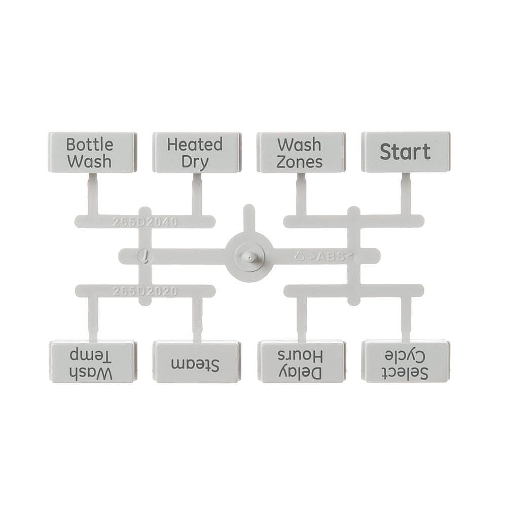 GE Part #wd09X20206, Button | 6.00 x 6.00 x 1.00