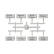 Button for GE GDT720SGF4WW - Part WD09X20206