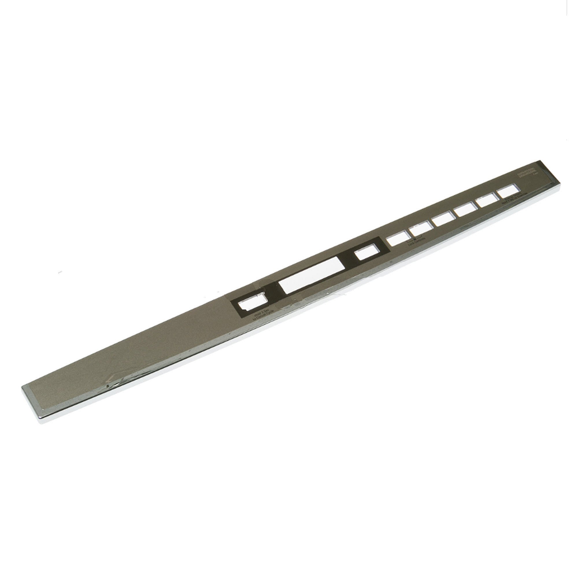 GE Part #wd09X20736, Dishwasher Control Panel | 25.00 x 4.50 x 3.30