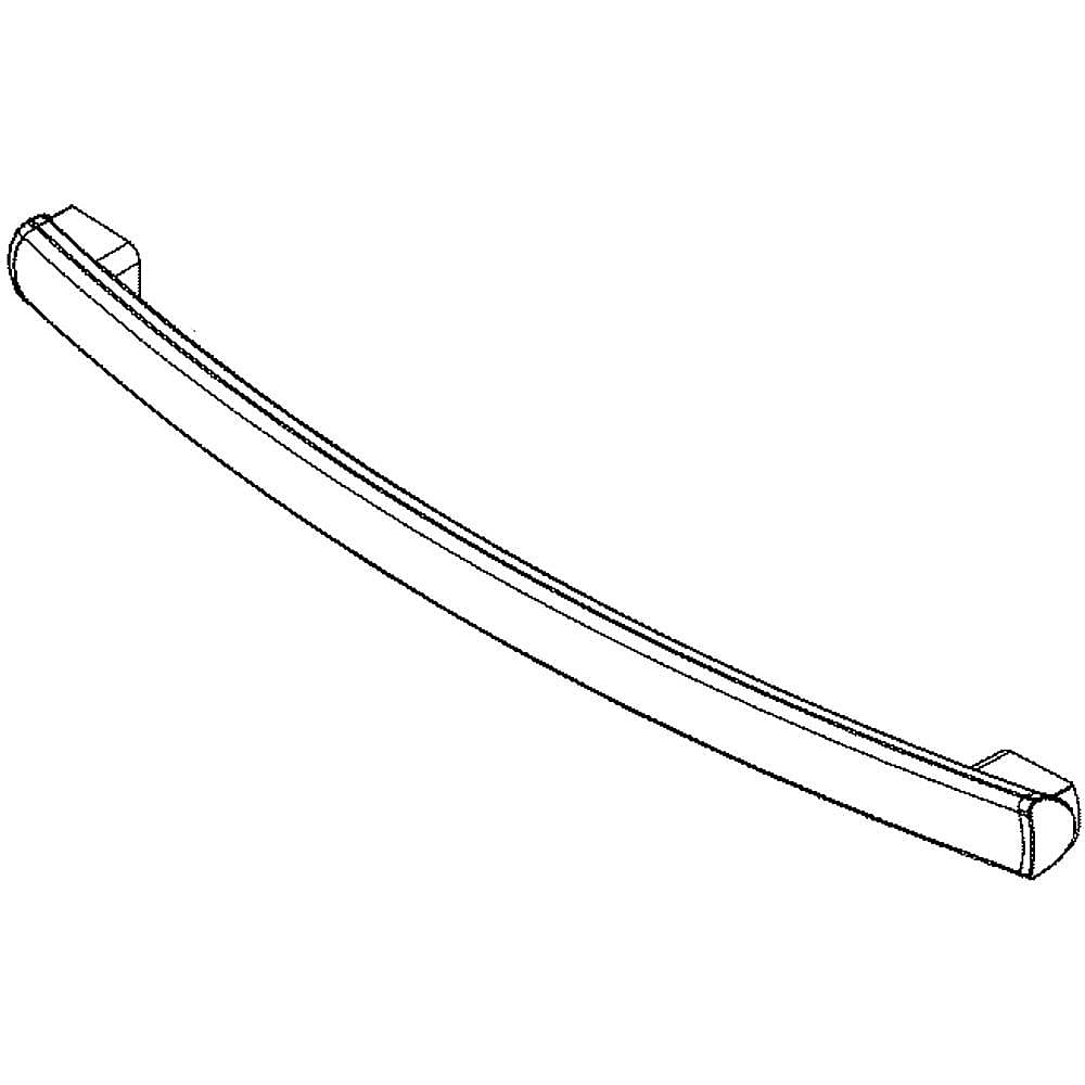 Part #wd09X24121, Dishwasher Door Handle (Black Stainless) / 38.50 x 3.50 x 3.10