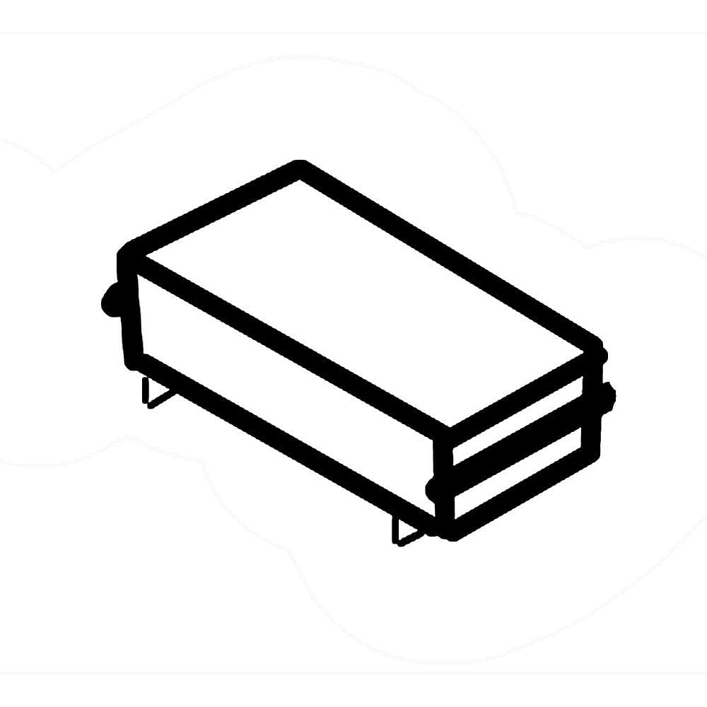 Part #wd09X24425, Button / 6.00 x 5.00 x 0.05