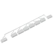 White Painted 8 Button Tree for GE GDF630PGM3WW - Part WD09X25239