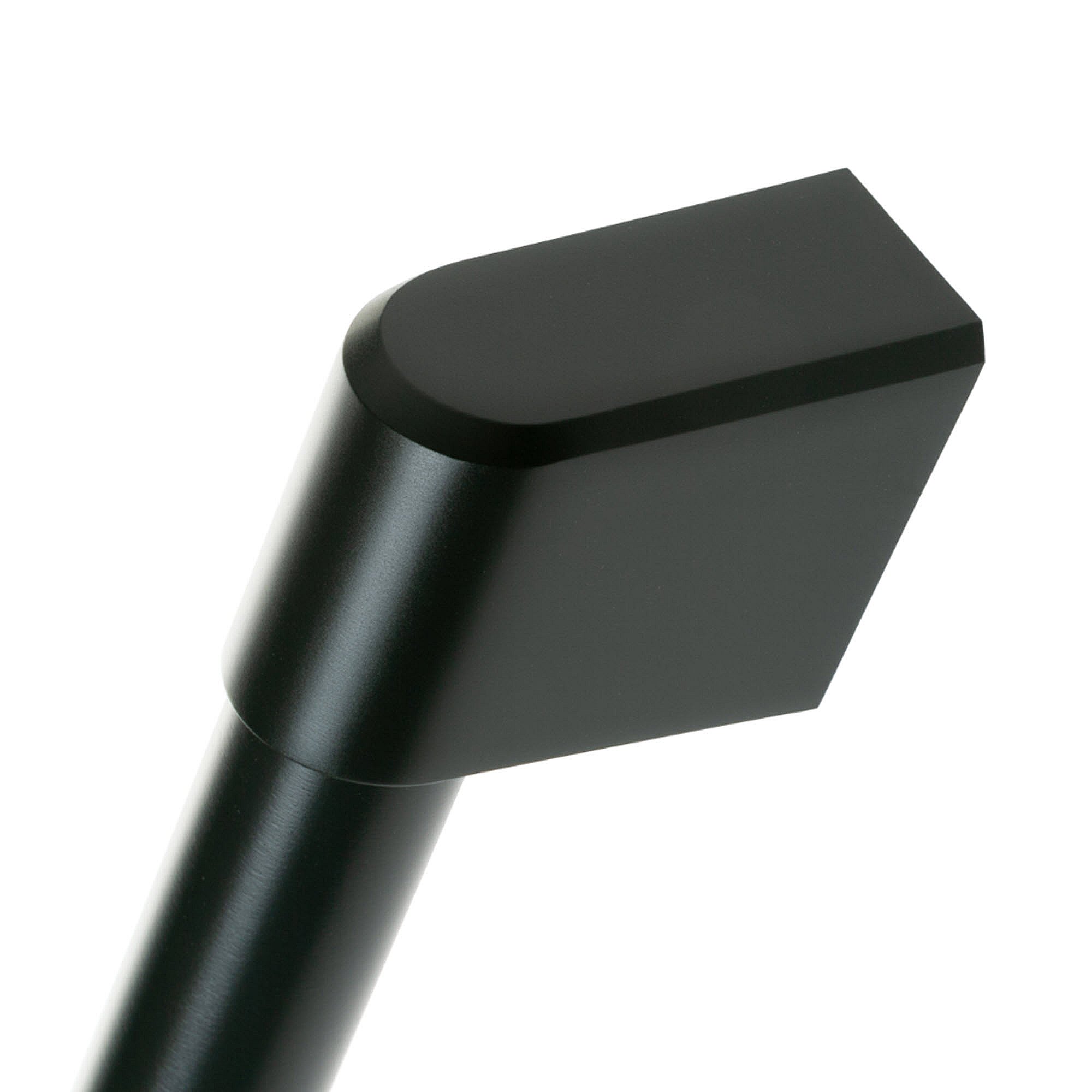 Flat Black Door Handle W/ Cafe Band WD09X32080