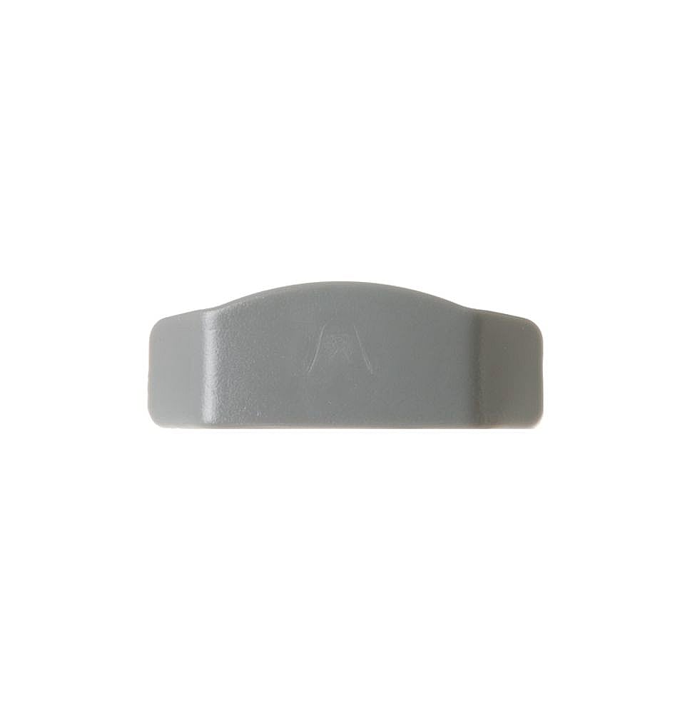 Part #wd12X23617, Dishwasher Dishrack Slide Rail End Cap / 8.00 x 7.50 x 0.60