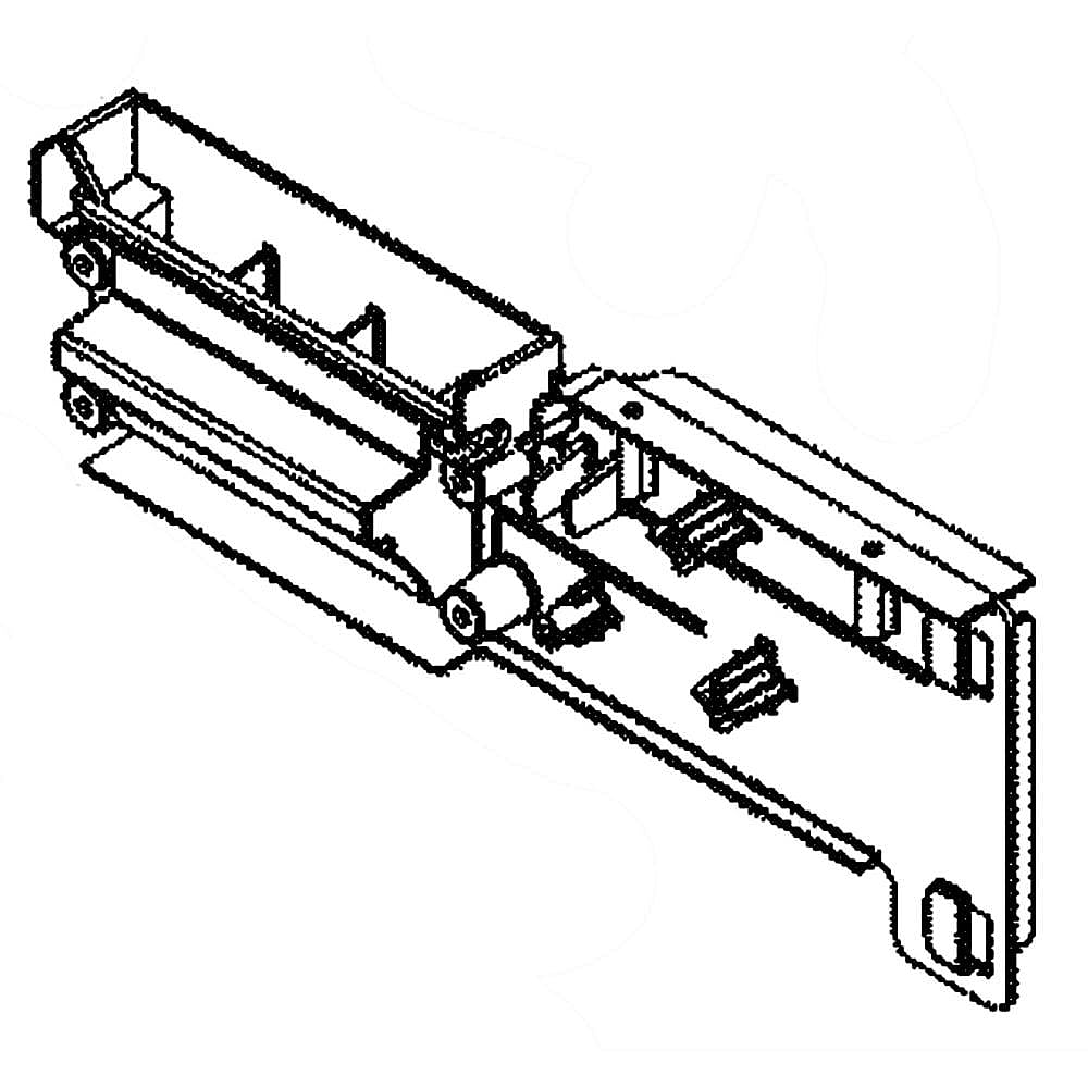 GE Part #wd12X10348, Bracket Vent | 24.60 x 14.10 x 9.50