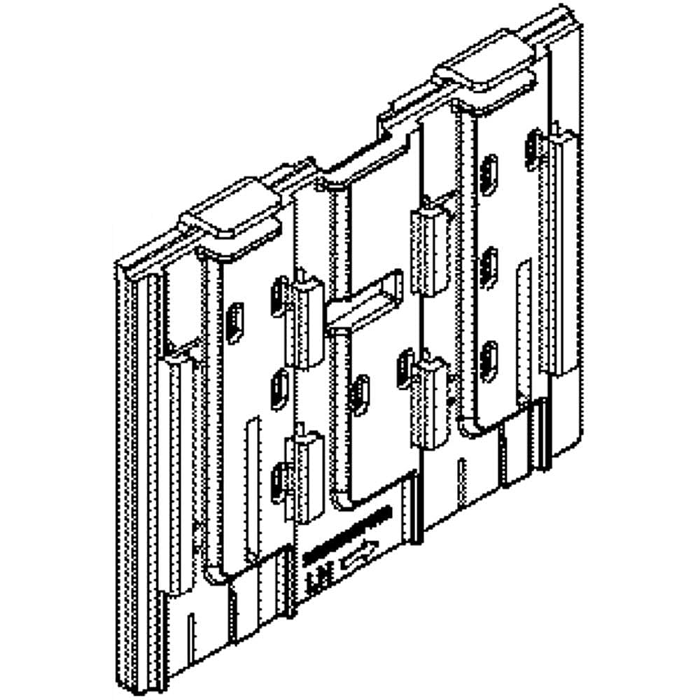 GE Part #wd12X20372, Bracket Fixe | 8.00 x 7.50 x 0.70