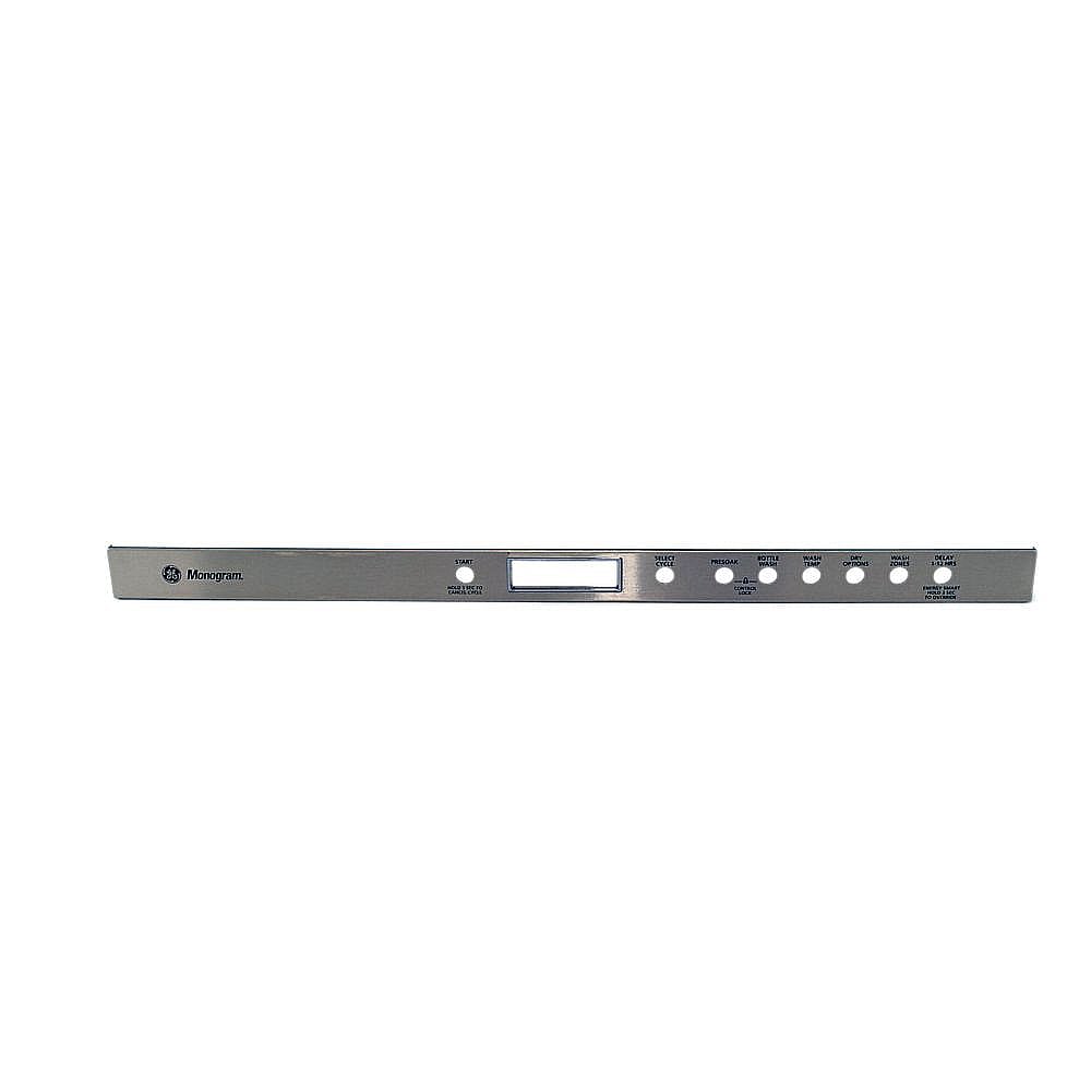 GE Part #wd34X22947, Dishwasher Control Panel Overlay | 24.90 x 4.60 x 3.30