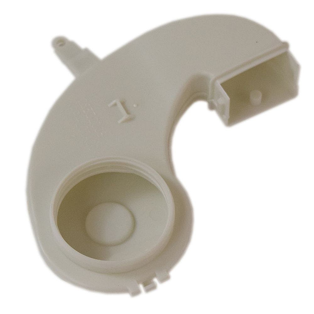 Part #wd12X23557, Dishwasher Door Vent Duct Connector / 8.00 x 7.50 x 1.40